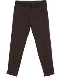 Paul Smith - Pressed-Crease Turned-Up Trousers - Lyst