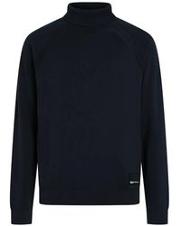 KARL LAGERFELD - Lightweight Knit Roll-Neck Sweater - Lyst