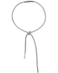 Area - Crystal-Knot Necklace - Lyst