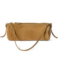 Miu Miu - スエード ショルダーバッグ - Lyst