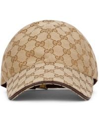 Gucci - Gg Cotton Canvas Baseball Hat - Lyst