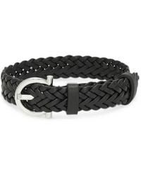 Ferragamo - Woven Bracelet With Gancini Clasp - Lyst