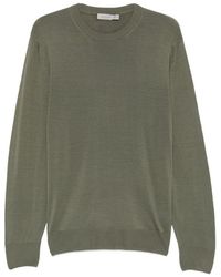Canali - Crew-Neck Wool Sweater - Lyst
