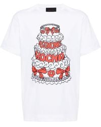 Simone Rocha - Katoenen T-shirt Met Logoprint - Lyst