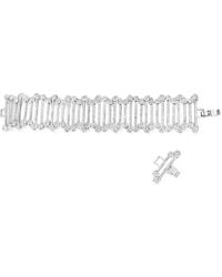 Hzmer Jewelry - Crystal-Embellished Bar-Link Bracelet - Lyst