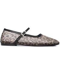 Frēda Salvador - Laurel Leopard-Print Ballet Flats - Lyst