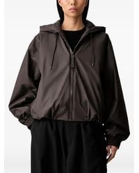 Rains - Hooded Zip-Up Jacket - Lyst