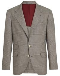 Brunello Cucinelli - Check Blazer - Lyst