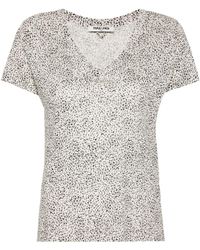 Max & Moi - Abstract-print Linen T-shirt - Lyst