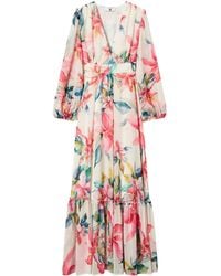 Twinset - Floral-Print Maxi Dress - Lyst