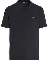 ZEGNA - Cotton T-shirt - Lyst