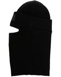 Y-3 - Logo-Patch Ribbed-Knit Balaclava - Lyst