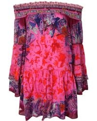 Camilla Bandeau Jurk - Meerkleurig