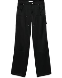 Blumarine - Satin Trousers - Lyst