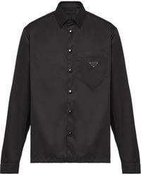 Prada - Snap Button-up Shirt - Lyst