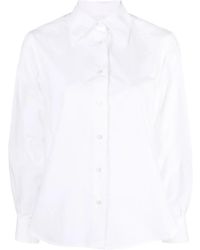 Officine Generale - Long-Sleeve Cotton Shirt - Lyst