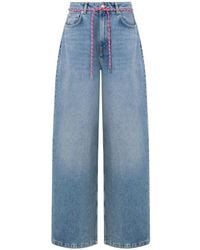 Moschino - Wide-Leg Jeans - Lyst