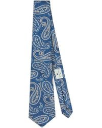 Etro - Silk Jacquard Tie With Paisley Motif - Lyst