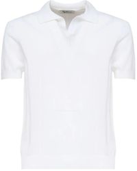 Galiana - Ribbed Polo T-Shirt - Lyst