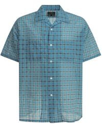 Beams Plus - Check-Pattern Short-Sleeve Shirt - Lyst