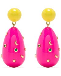 Eshvi - Galaxy Drop Earrings - Lyst