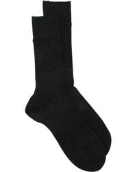FALKE - Geribbelde Wollen Sokken - Lyst