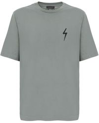 Giuseppe Zanotti - Logo-patch Cotton T-shirt - Lyst