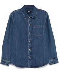 A.P.C. - Surchemise À Boutons Pression - Lyst