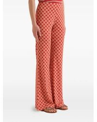 Maliparmi - Diamond Glow Geometric-Pattern Trousers - Lyst