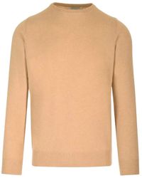 Al Duca d'Aosta - Crew-Neck Ribbed-Trim Sweater - Lyst