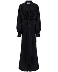 LES FILLES D'EVA - Knotted Draped Dress - Lyst
