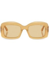 Tom Ford - Venetia Metal Detail Sunglasses - Lyst