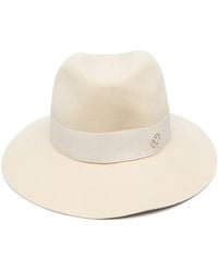 Maison Michel - Henrietta Wool Felt Fedora Hat - Lyst