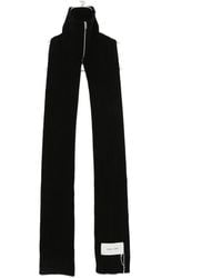 Samsøe & Samsøe - Ribbed-Knit Zip-Neck Scarf - Lyst