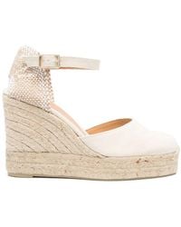 Castañer - Woven Wedge-Heel Espadrilles - Lyst