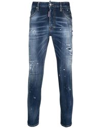DSquared² - Vaqueros skinny con cierre de botón - Lyst