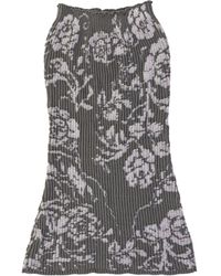 Paloma Wool - Uli Floral-jacquard Ribbed-knit Top - Lyst