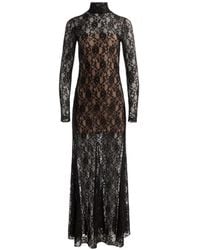 Alice + Olivia - Delora Lace-Panel Maxi Dress - Lyst