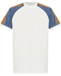 adidas - Raglan-Sleeve Logo-Patch T-Shirt - Lyst