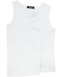 Undercover - Ribbed Asymmetric-Hem Tank Top - Lyst