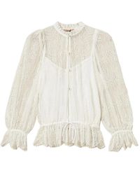 Twinset - Valenciennes Lace Shirt - Lyst