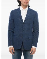 Corneliani - Checked Single-Breasted Blazer - Lyst