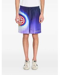 CASABLANCA - Silk Printed Deck Shorts - Lyst