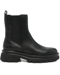 Bruno Premi - Chunky-Sole Leather Ankle Boots - Lyst