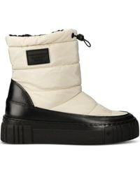 GANT - Logo-Patch Boots - Lyst