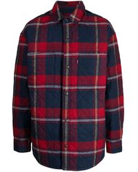 Levi's - Quilted Check-print Jacket - Lyst