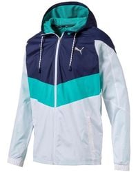PUMA - Reactive Woven Hooded Jacket - Lyst