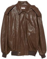NINA 14.7 - Oversized Epaulette Bomber Jacket - Lyst