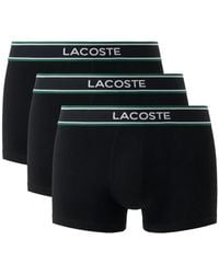 Lacoste - 3-Pack Logo Band-Stretch Cotton Trunks - Lyst