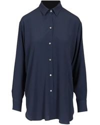 Al Duca d'Aosta - Oversized Silk Shirt - Lyst